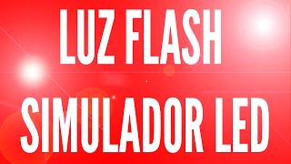 LUZ FLASH ROJA 🎇RED DISCO LIGHT  10 HORAS Ambiente Fiesta ✨ [upl. by Ellard]