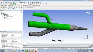 Ansys Tutorial  Fluid Flow AnalysisCFD [upl. by Brose]