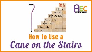 Improving Stair Confidence with a Cane [upl. by Dianne]