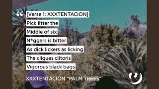 XXXTENTACION  Palm Trees Lyrics [upl. by Noruq598]