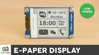 Arduino EPaper Display Review  Waveshare 154quot [upl. by Woodford790]