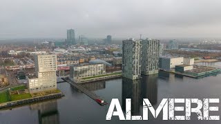 Almere City Flevoland the Netherlands CINEMATIC DRONE [upl. by Eitsirc]