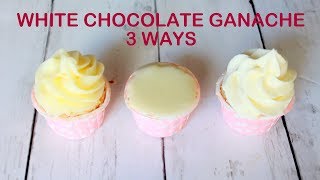 How to make White Chocolate Ganache [upl. by Ahseiym880]