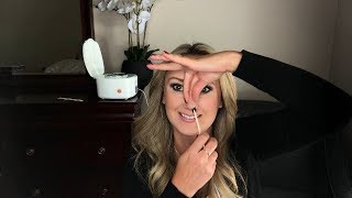 How to wax your nose PROTIPS [upl. by Fanchette]