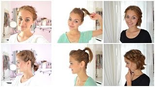 HAIR TUTORIAL  einfache KURZHAARFRISUREN [upl. by Anastasie550]