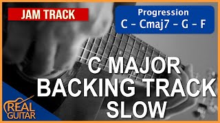 C Major Backing Track Slow [upl. by Jourdain]