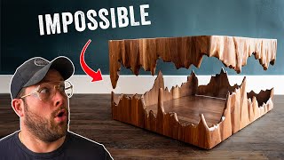 IMPOSSIBLE Floating quotCavequot Table Build [upl. by Frechette884]