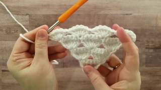 Snowy Sky Shawl Stitch Tutorial  Crochet Pattern [upl. by Elletsyrk378]