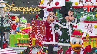 DISNEYLAND PARIS  Watch The Whole Christmas Parade 2018  Official Disney UK [upl. by Ebeohp811]