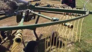 Krone SW 42 T Rotary rake Overview Drawbar [upl. by Pacorro]