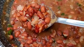 QUICK Charro Beans Recipe  Simply Mamá Cooks [upl. by Hadeis213]