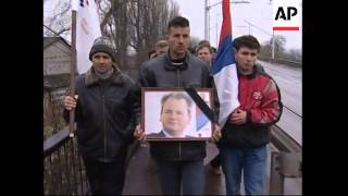 Preparations for funeral of Slobodan Milosevic [upl. by Ajssatsan]