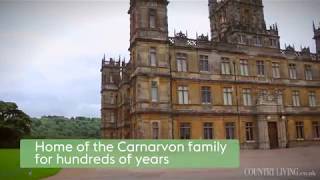 A tour of Highclere Castle the reallife Downton Abbey [upl. by Ahsi276]