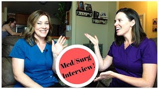 Interview with a REAL MedSurg Nurse [upl. by Mccartan550]