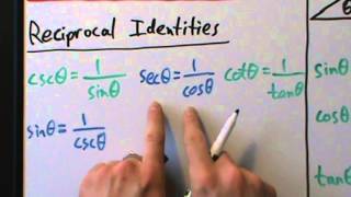 Trigonometry  The Reciprocal and Quotient Identities [upl. by Larry636]