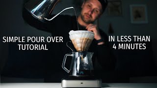 How To Make Pour Over Coffee  SIMPLE V60 Brew Tutorial [upl. by Michaele]