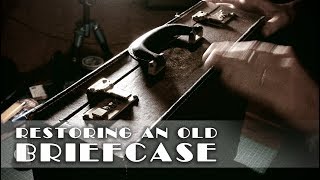 Restoring an old briefcase [upl. by Gradeigh]