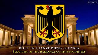 National Anthem of Germany DEEN lyrics  Deutsche Nationalhymne [upl. by Ainyt]