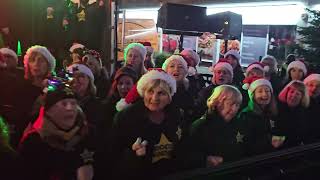 WHAT CHRISTMAS MEANS TO ME Rock Choir at Birkdale Lights Switch On 1st December 2024 [upl. by Marjy648]