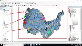 Hydrological modeling in ArcGIS  ArcMap [upl. by Brathwaite]