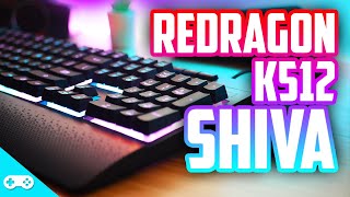 Redragon K512 Shiva  RGB Gaming Keyboard Review [upl. by Radek]