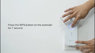 How to Set Up TPLink Range Extender RE450 via WPS [upl. by Hamlin]