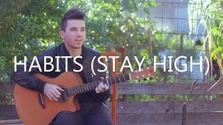 Habits Stay High  Tove Lo fingerstyle guitar cover by Peter Gergely WITH TABS [upl. by Carlo]