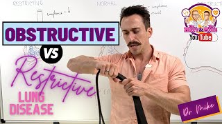 Obstructive vs Restrictive Respiratory Disease [upl. by Killoran]