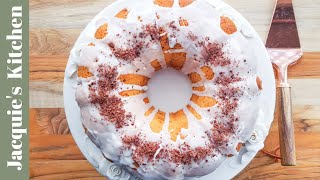 LEMON BUNDT CAKE  With Delicious Lemony Glaze [upl. by Elohc]