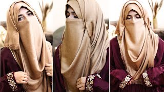 Everyday Niqab Style Without Inner Cap for Ramadan 2018 [upl. by Ahl]