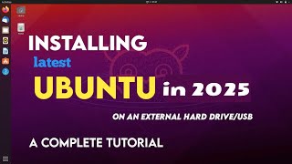 How To Install Ubuntu On An External Hard Drive  Installation Of Ubuntu 2104  Linux Temple [upl. by Mehta]