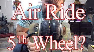 Air Ride 5th Wheel SUSPENSION UPGRADE WOW [upl. by Ardnalak29]