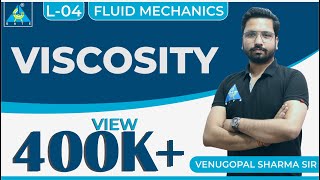 Fluid Mechanics  Module 1  Viscosity Lecture 4 [upl. by Babbette]