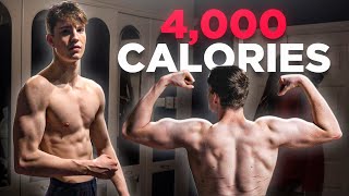 4000 Calorie Full Day of Eating to Gain Weight  Skinny Kid Bulking Up [upl. by Schonfield]