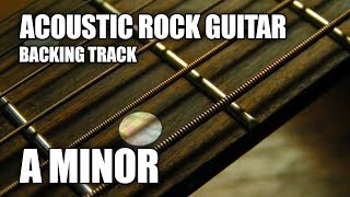 Acoustic Rock Guitar Backing Track In A Minor  C Major [upl. by Enelhtak420]