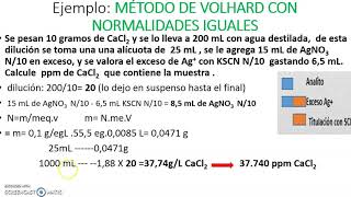 EXPLICACION EJERCICIOS VOLUMETRIA DE PRECIPITACION [upl. by Edurtreg700]