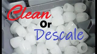 How To Clean Descale Portable Countertop Ice Maker Easy Simple [upl. by Maiga860]