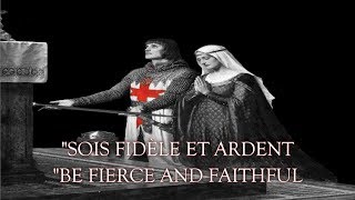 French Crusader Song  La Complainte Des Templiers  French amp English Lyrics [upl. by Einaj]