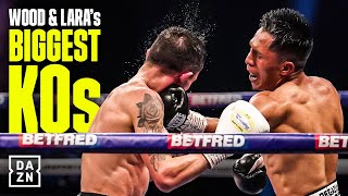 Leigh Wood vs Mauricio Laras BIGGEST KNOCKOUTS [upl. by Fancy]