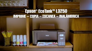 Impresora multifuncional 3 en 1 Epson EcoTank L3250 [upl. by Perdita]