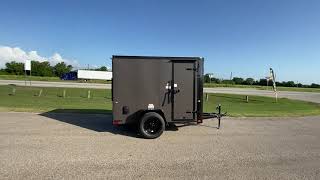 5x8 Cargo Craft Enclosed Trailer [upl. by Meisel872]