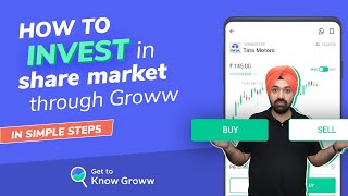 How to Invest in stock market for Beginners  Groww app kaise use kare  Buy amp Sell Shares on Groww [upl. by Bundy]