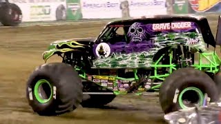 Grave Digger Nashville 2018  Monster Jam FULL FREESTYLE [upl. by Farant]