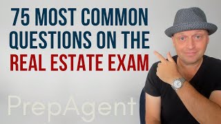 75 Most Common Questions on the Real Estate Exam 2023 [upl. by Gnehs]