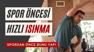 6 Dakikada Tüm Vücudunu ISIT  Spor Öncesi ISINMA HAREKETLERİ [upl. by Arlie]