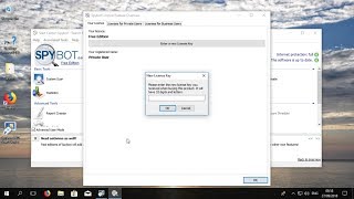 Spybot  Installing New License Key [upl. by Iramat]