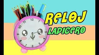 LAPICERO RELOJ ORIGINAL  MANUALIDADES FÁCILES para hacer en CASA [upl. by Anaiek]