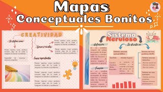 ✨💻 MAPAS CONCEPTUALES CREATIVOS y FÁCILES [upl. by Aneis]