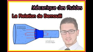 la relation de Bernoulli  mécanique des fluides [upl. by Rachaba]