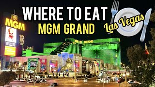 MGM Grand Las Vegas FOOD 🔥 [upl. by Vladamir]